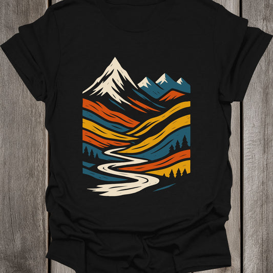 Rainbow Mountain Unisex T-Shirt