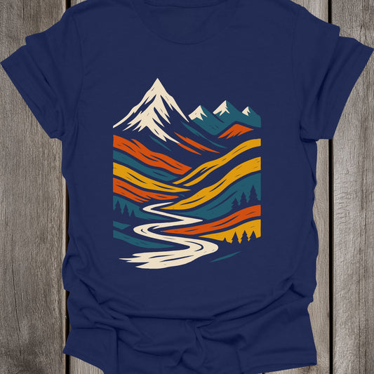 Rainbow Mountain Unisex T-Shirt