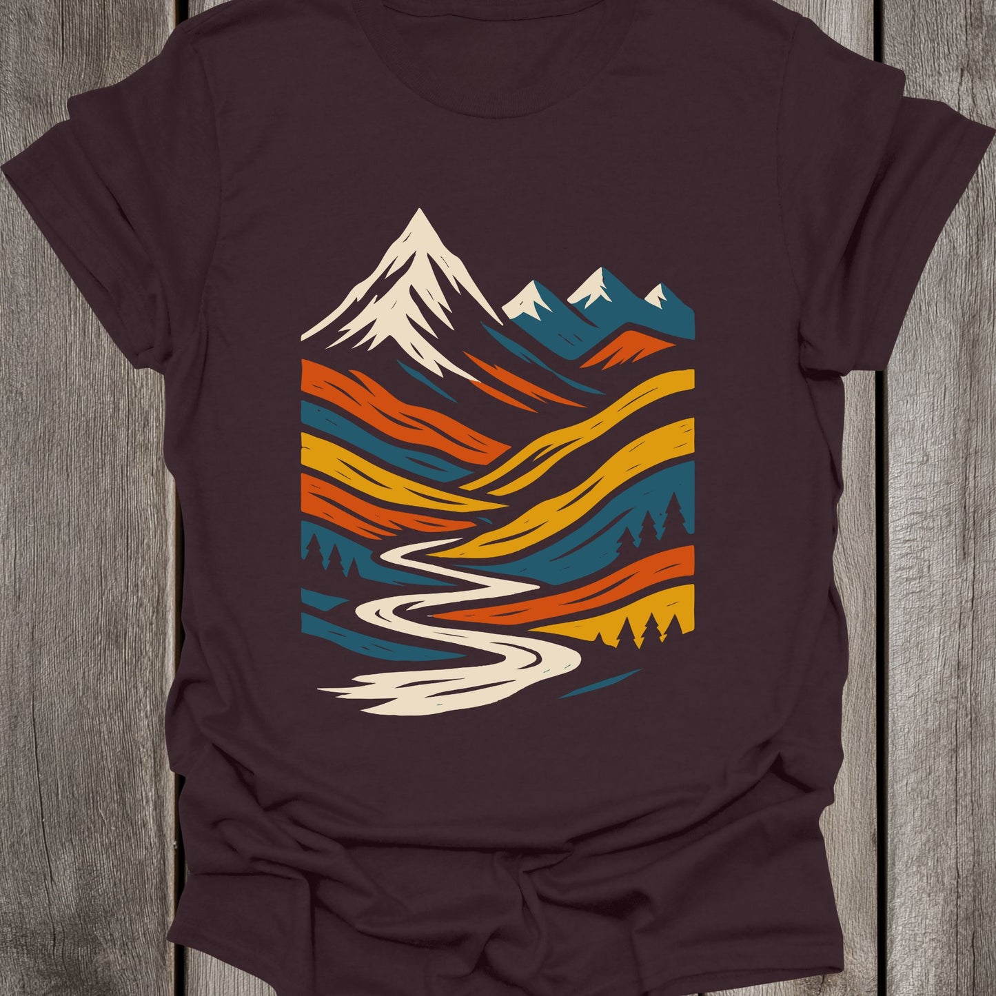 Rainbow Mountain Unisex T-Shirt