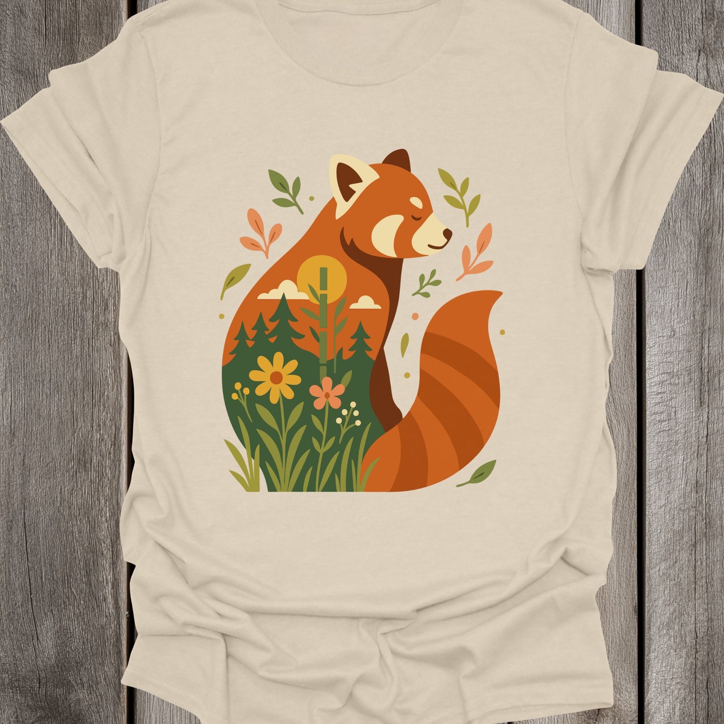 Red Panda Unisex T-Shirt