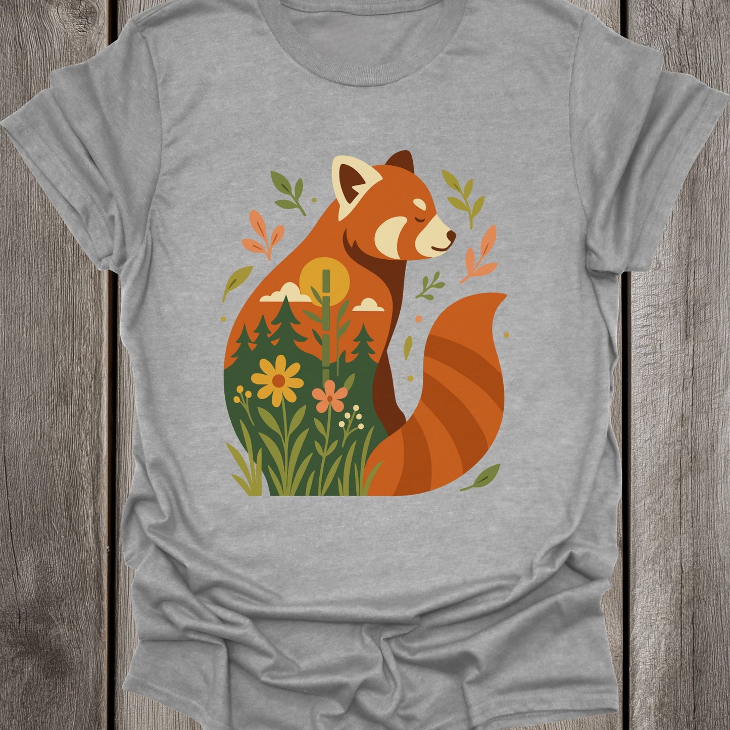 Red Panda Unisex T-Shirt