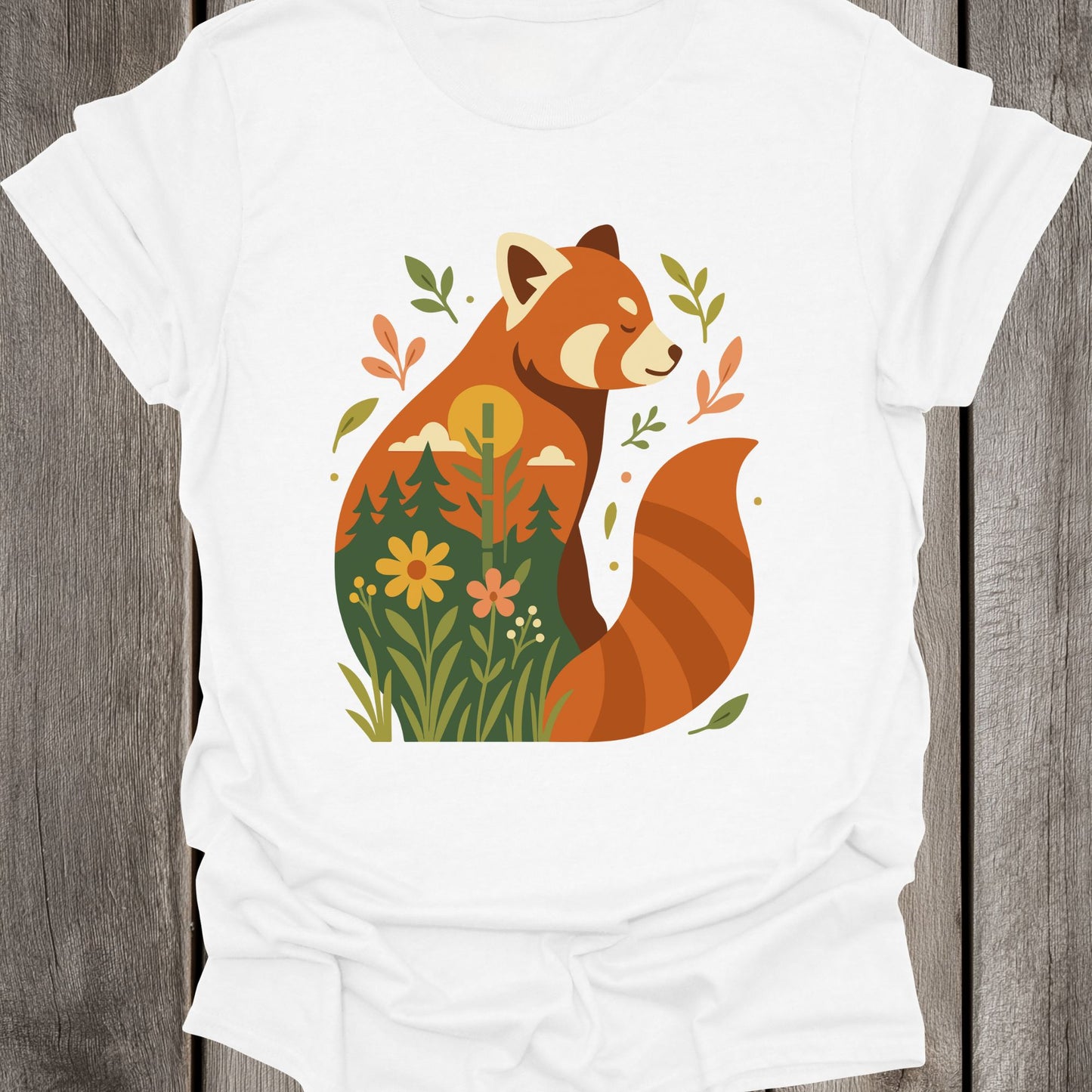 Red Panda Unisex T-Shirt