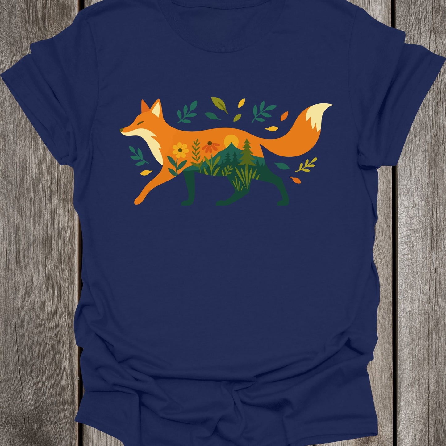 Landscape Fox Unisex T-Shirt