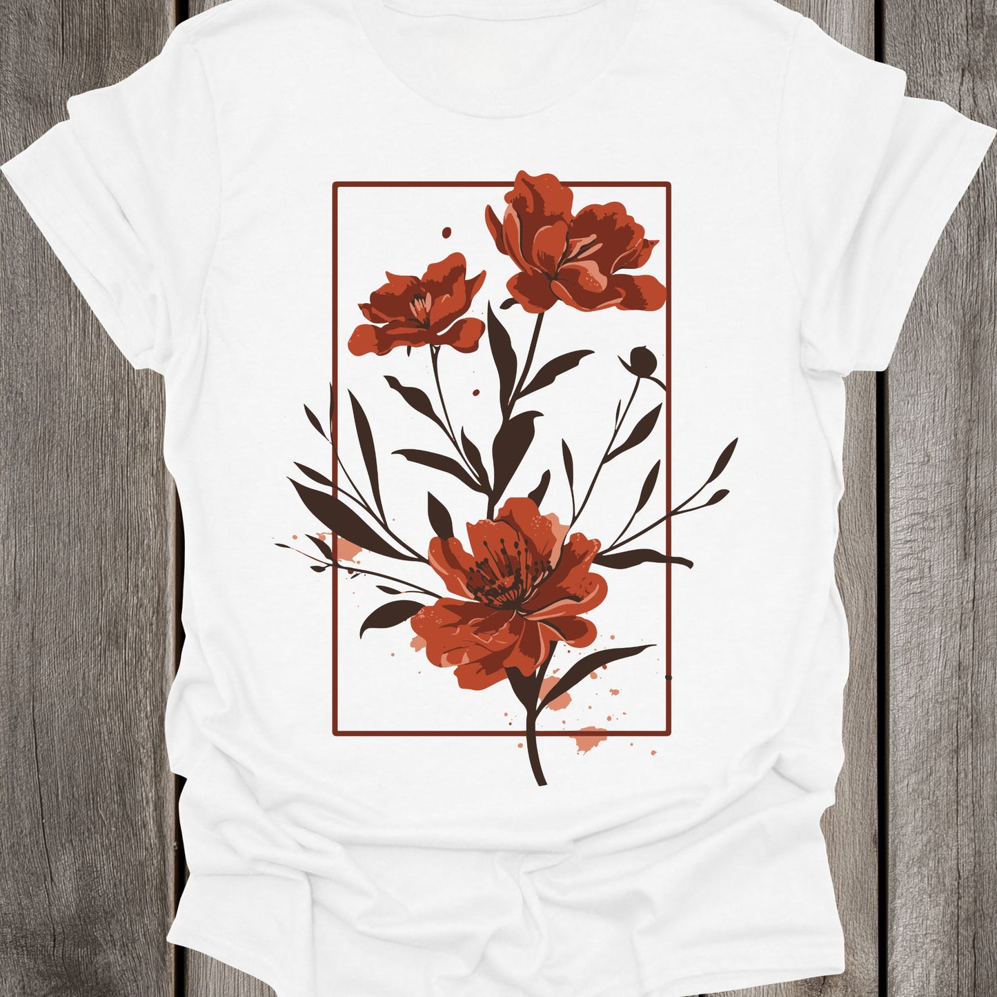 Flower Frame Unisex T-Shirt