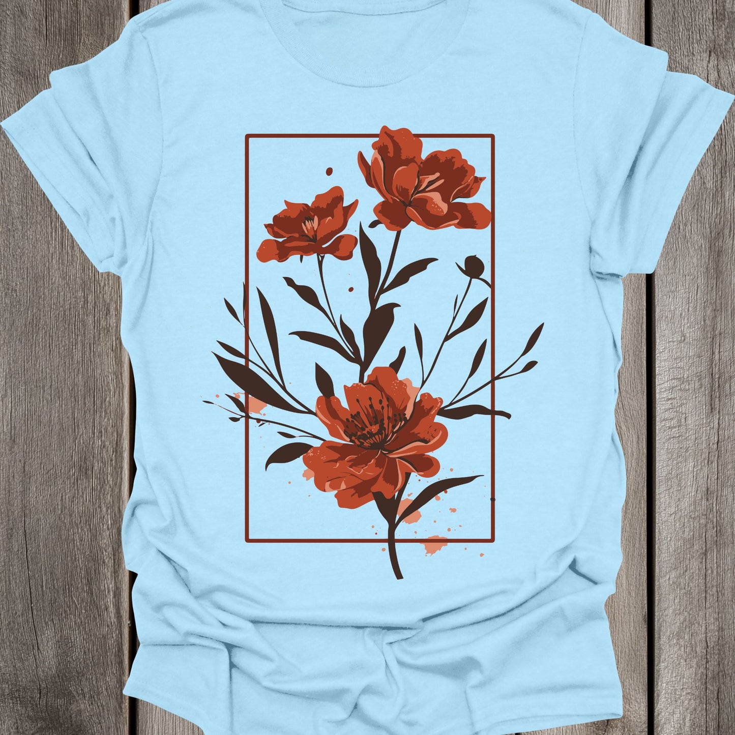 Flower Frame Unisex T-Shirt