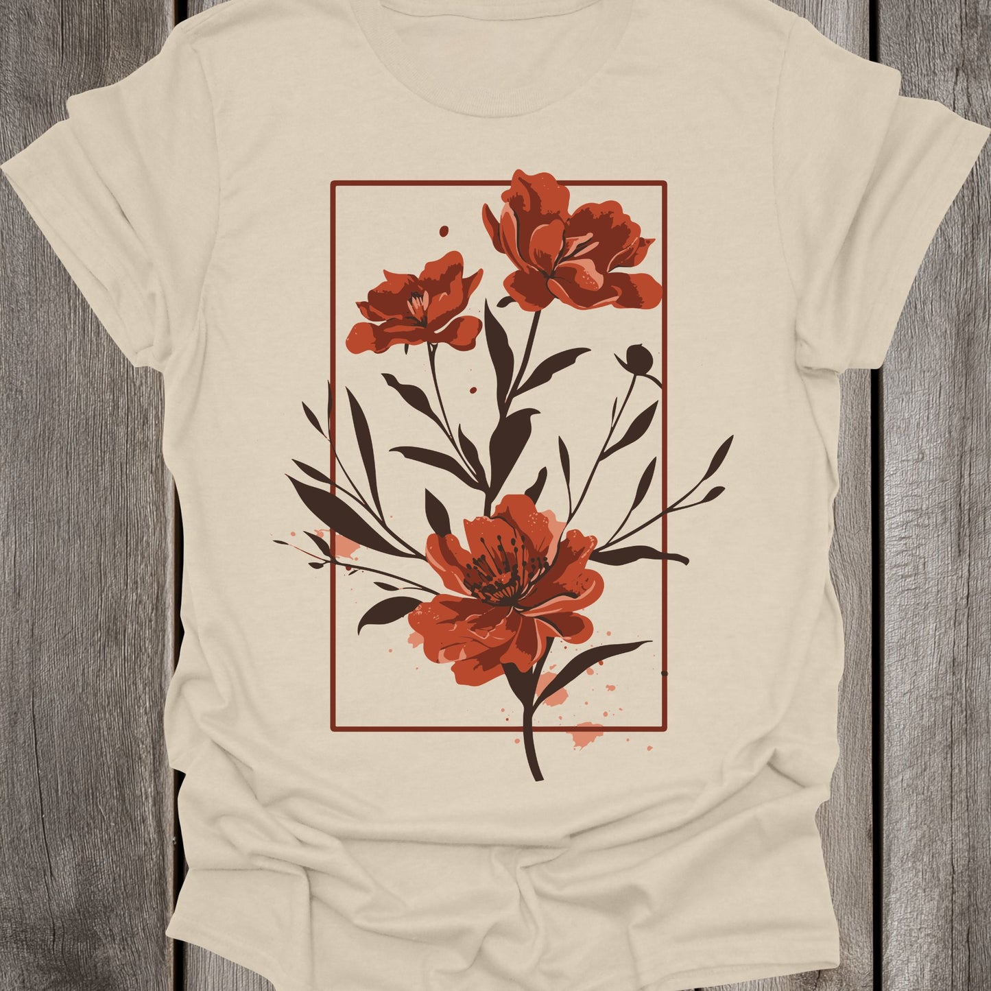 Flower Frame Unisex T-Shirt