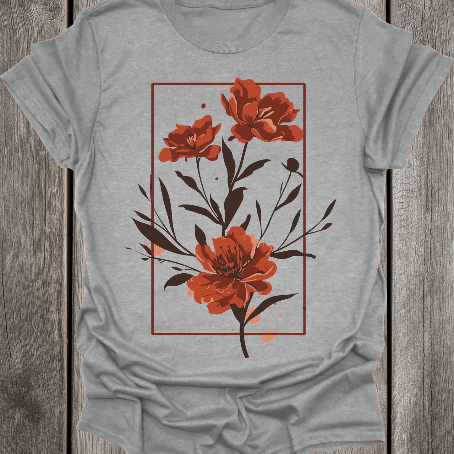Flower Frame Unisex T-Shirt