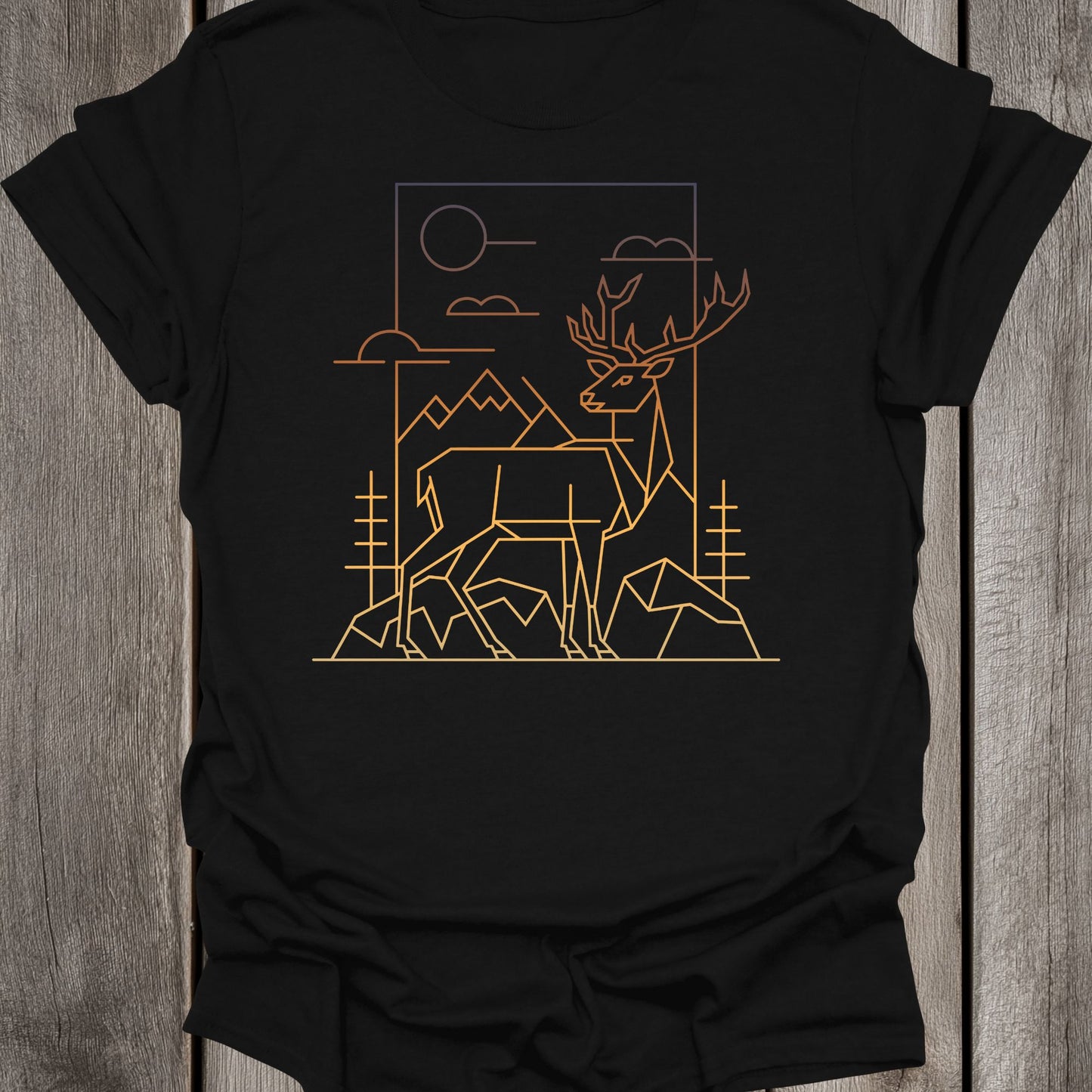 Sunset Deer Unisex T-Shirt