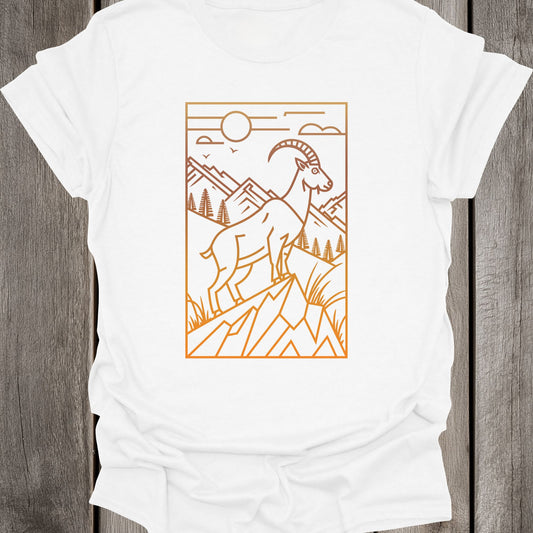 Sunset Goat Unisex T-Shirt
