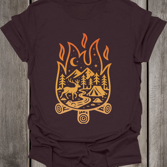 Campfire Night Unisex T-Shirt