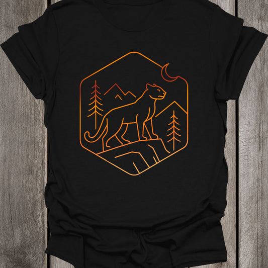 Moonlight Panther Unisex T-Shirt