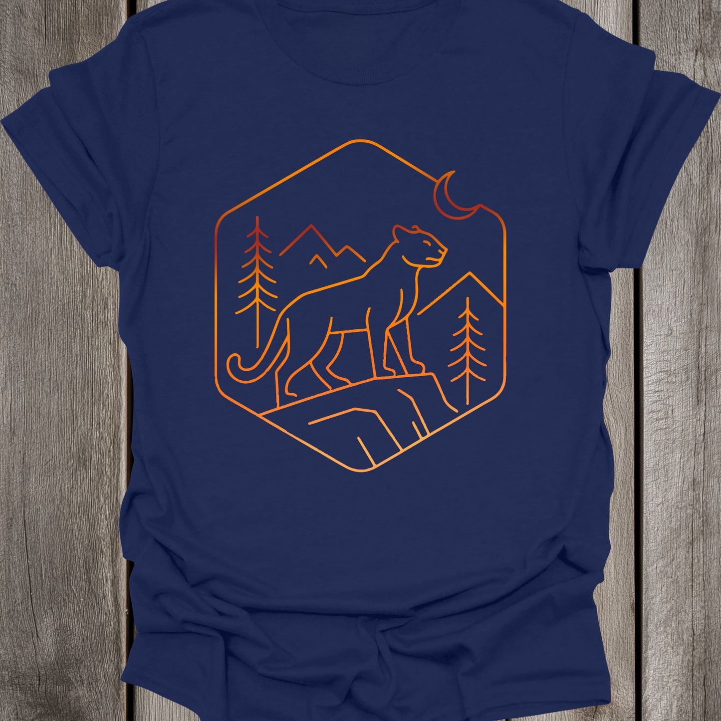 Moonlight Panther Unisex T-Shirt