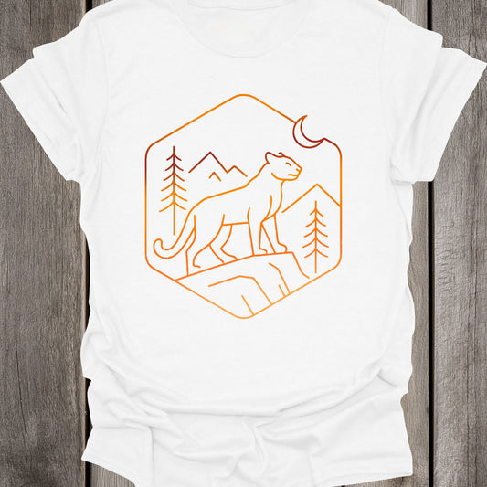 Moonlight Panther Unisex T-Shirt