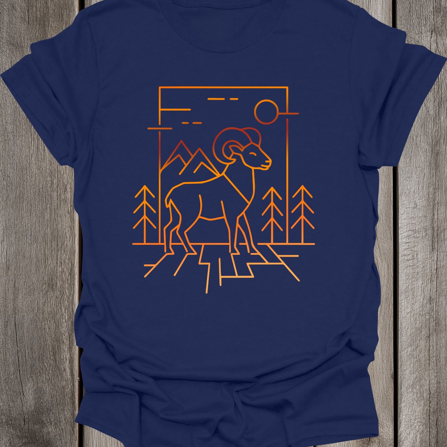 Sunset Goatee Unisex T-Shirt