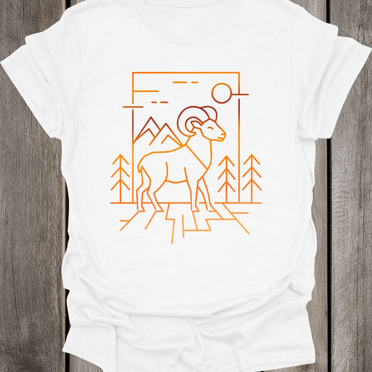 Sunset Goatee Unisex T-Shirt
