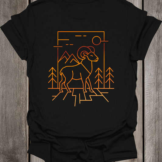 Sunset Goatee Unisex T-Shirt