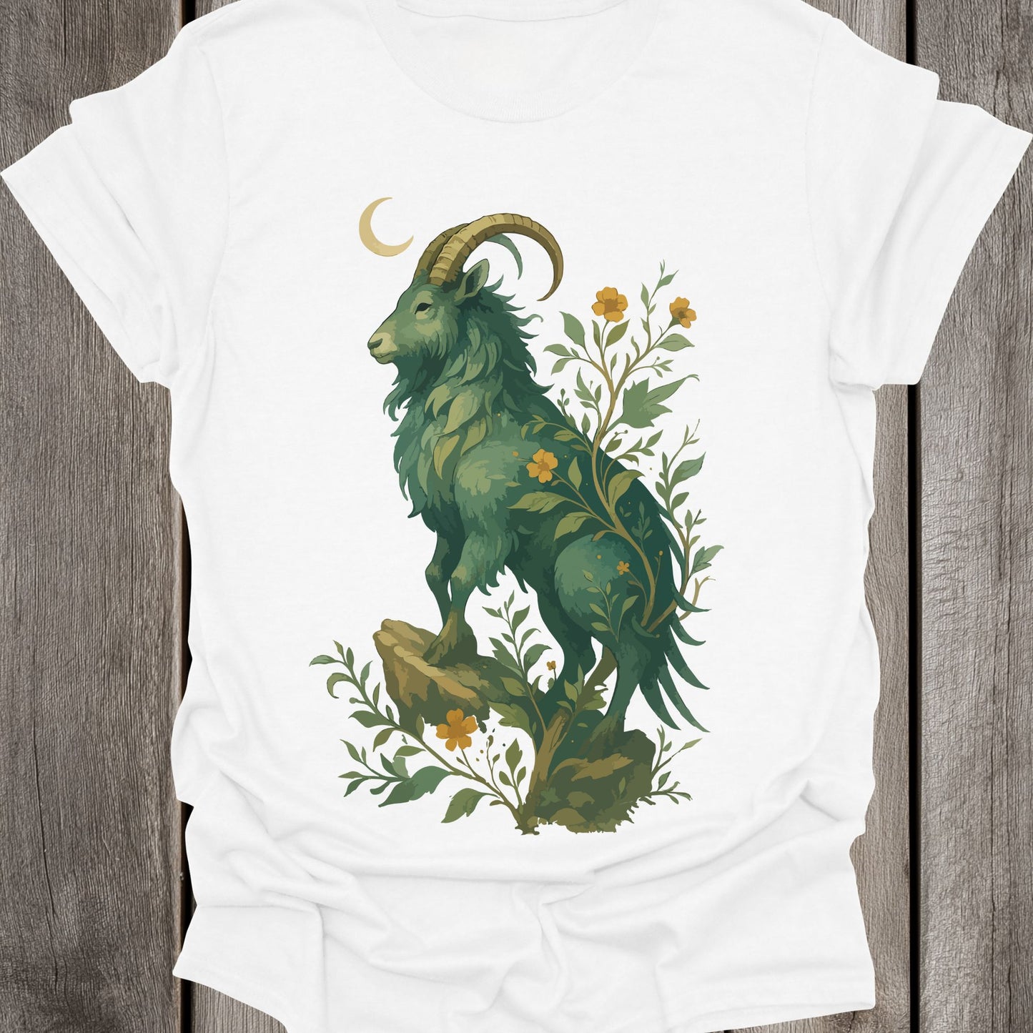 Flower Goat Unisex T-Shirt
