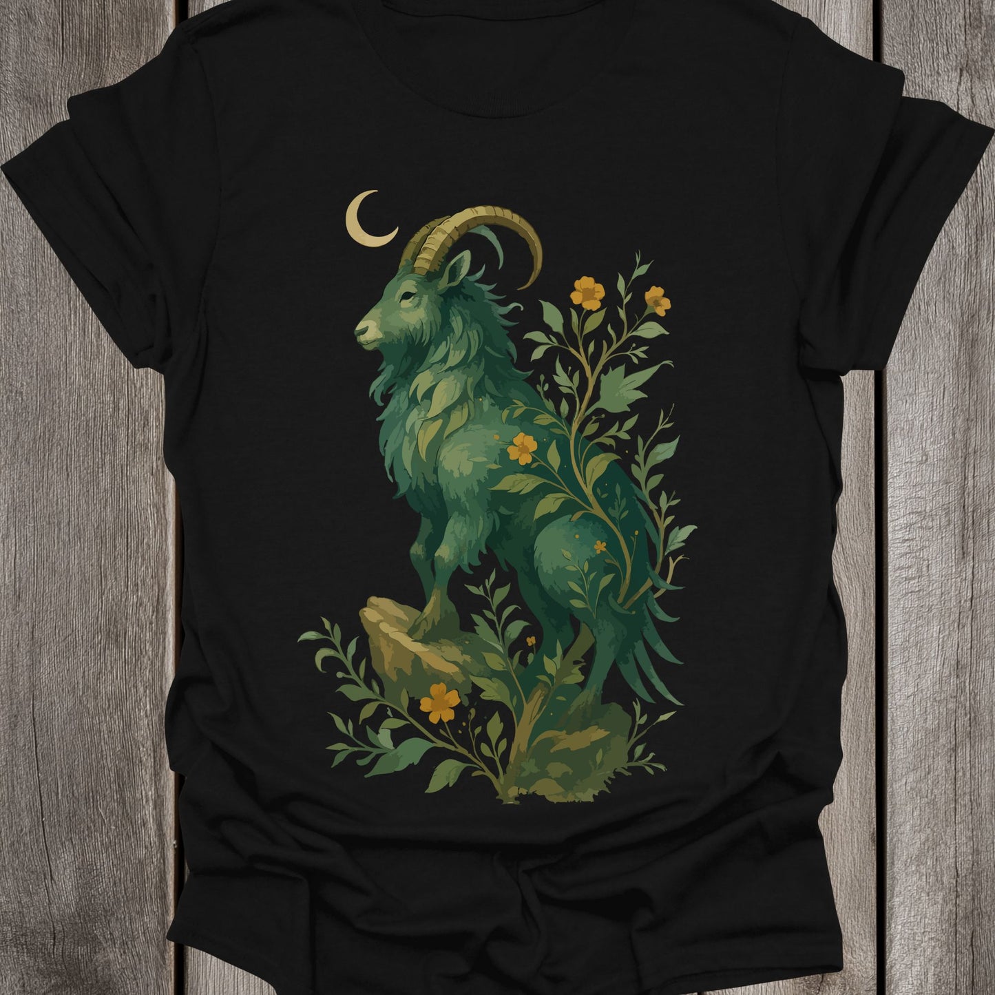 Flower Goat Unisex T-Shirt