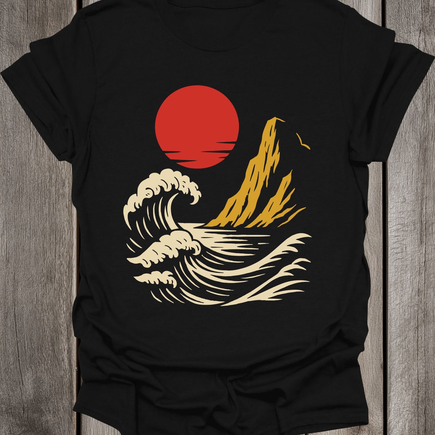 Red Sun Cliff Unisex T-Shirt