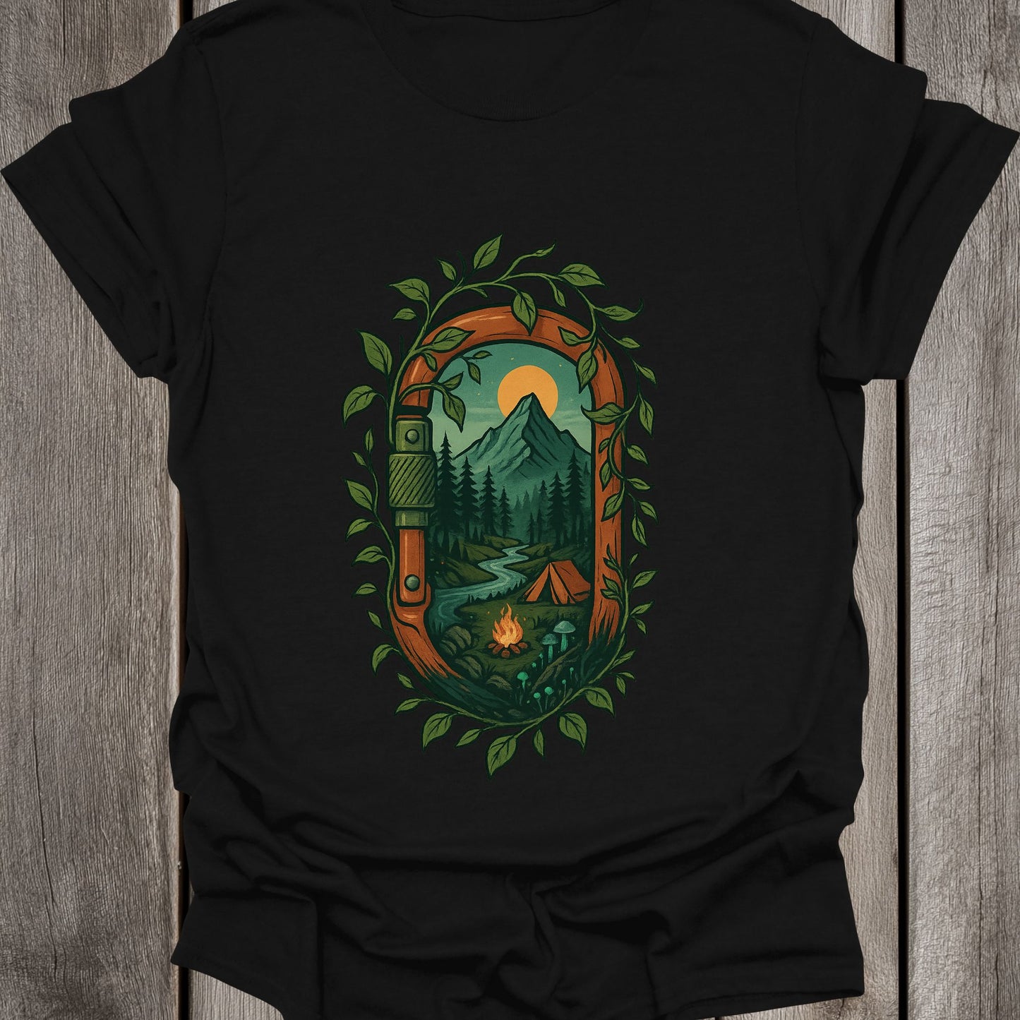 Carabiner Landscape Unisex T-Shirt