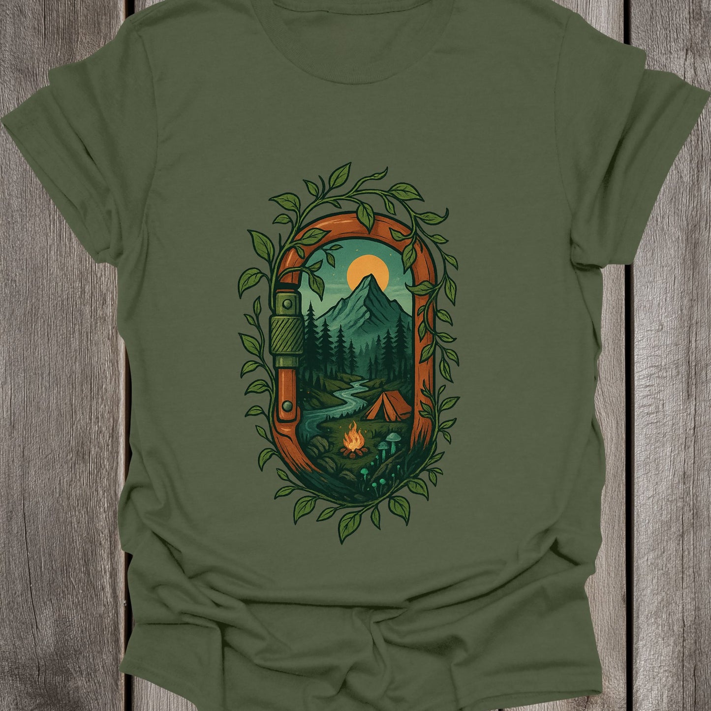 Carabiner Landscape Unisex T-Shirt