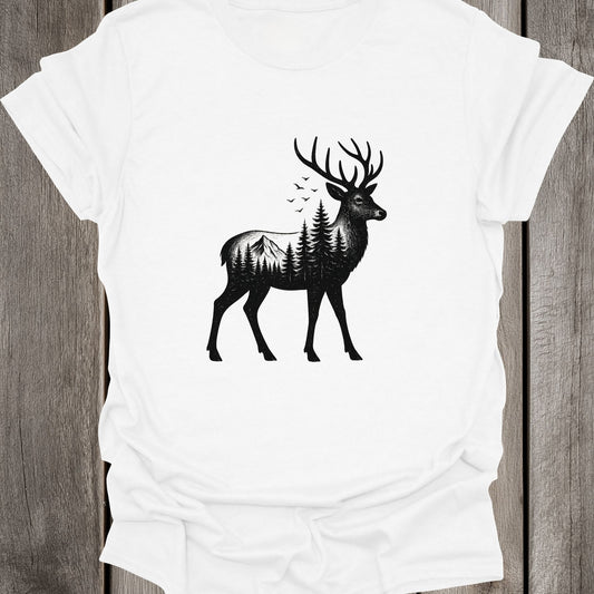 Ink Deer Graphic Unisex T-Shirt