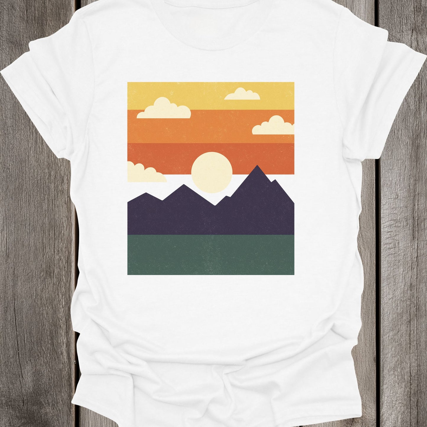 Sunset Square Unisex T-Shirt