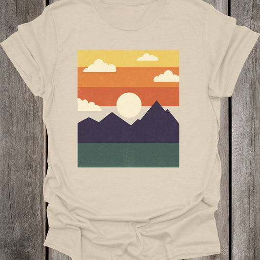Sunset Square Unisex T-Shirt