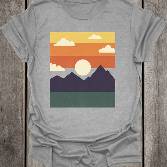 Sunset Square Unisex T-Shirt