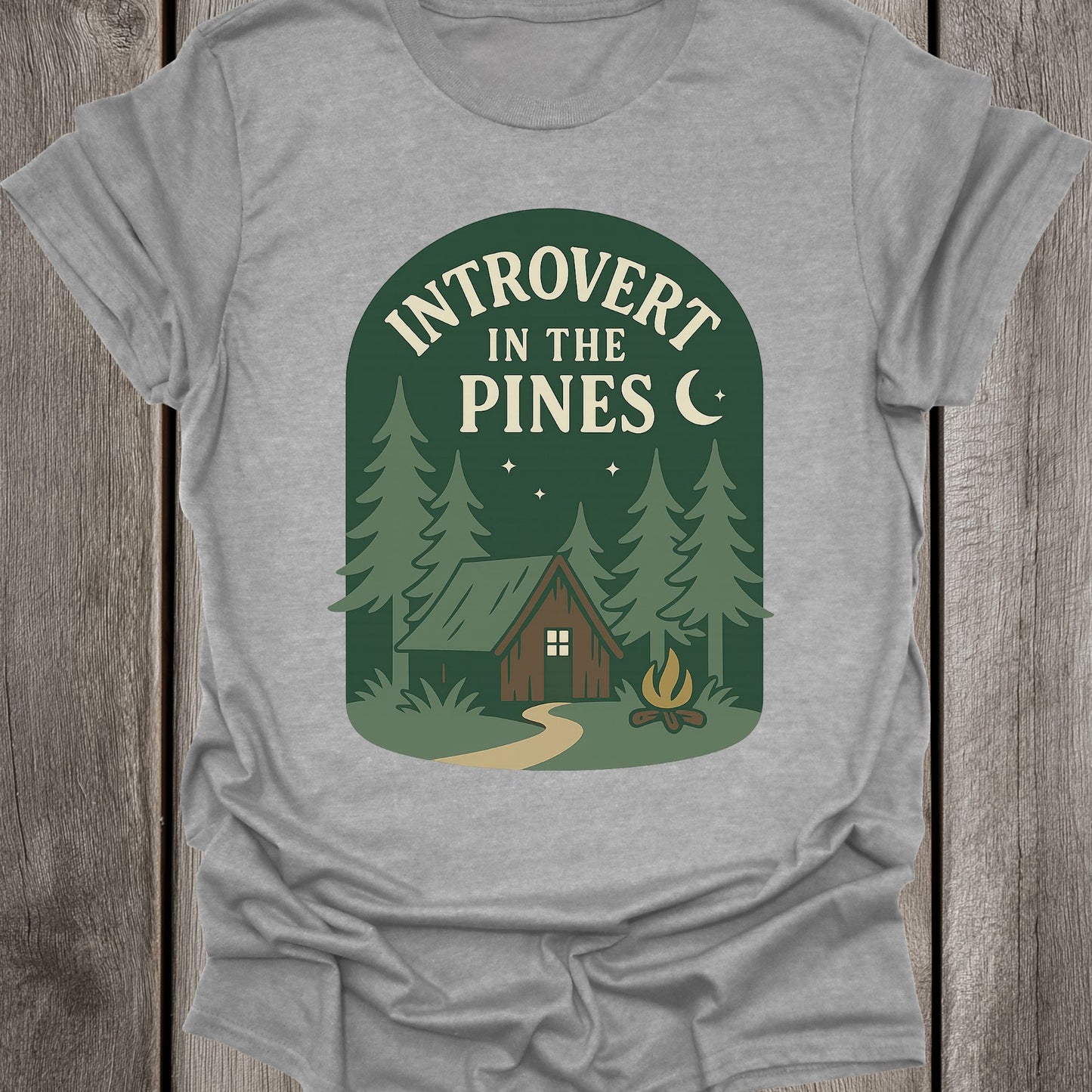 Introvert In The Pines Unisex T-Shirt