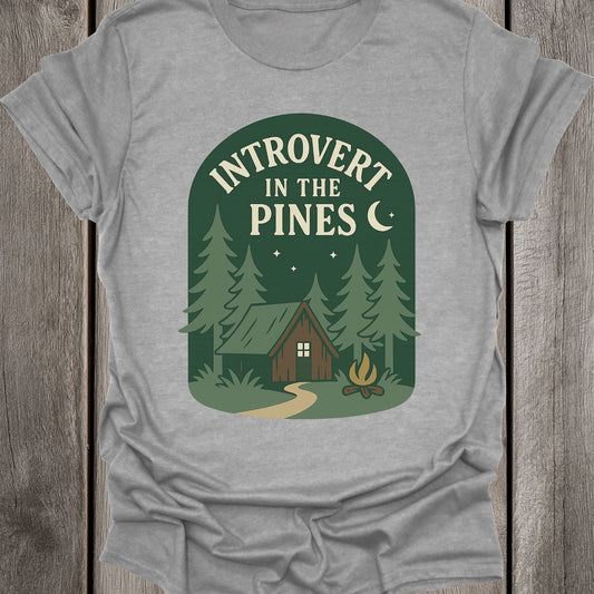 Introvert In The Pines Unisex T-Shirt