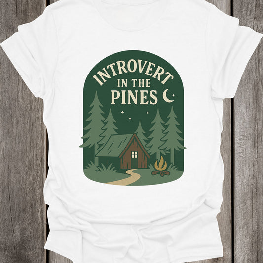 Introvert In The Pines Unisex T-Shirt
