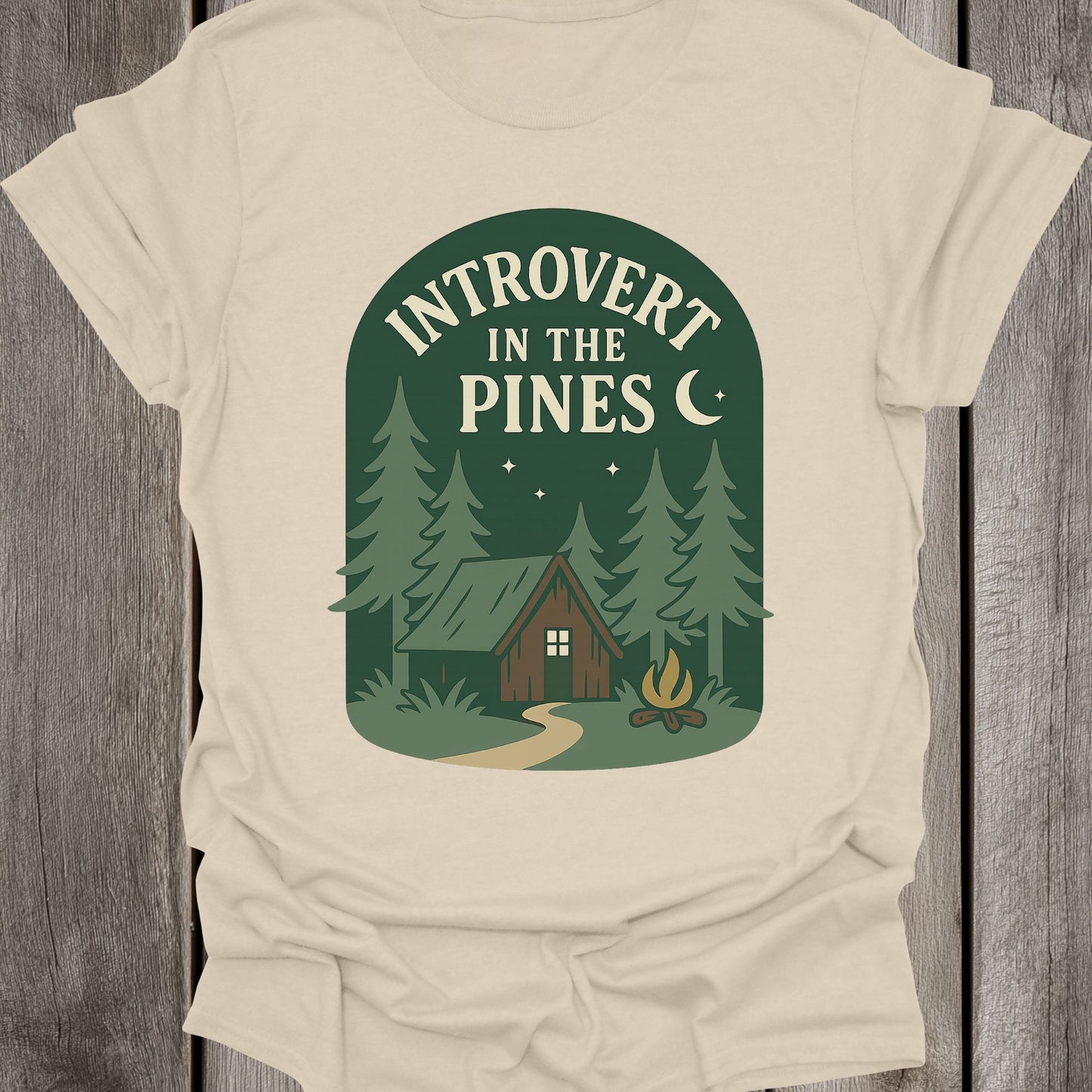 Introvert In The Pines Unisex T-Shirt
