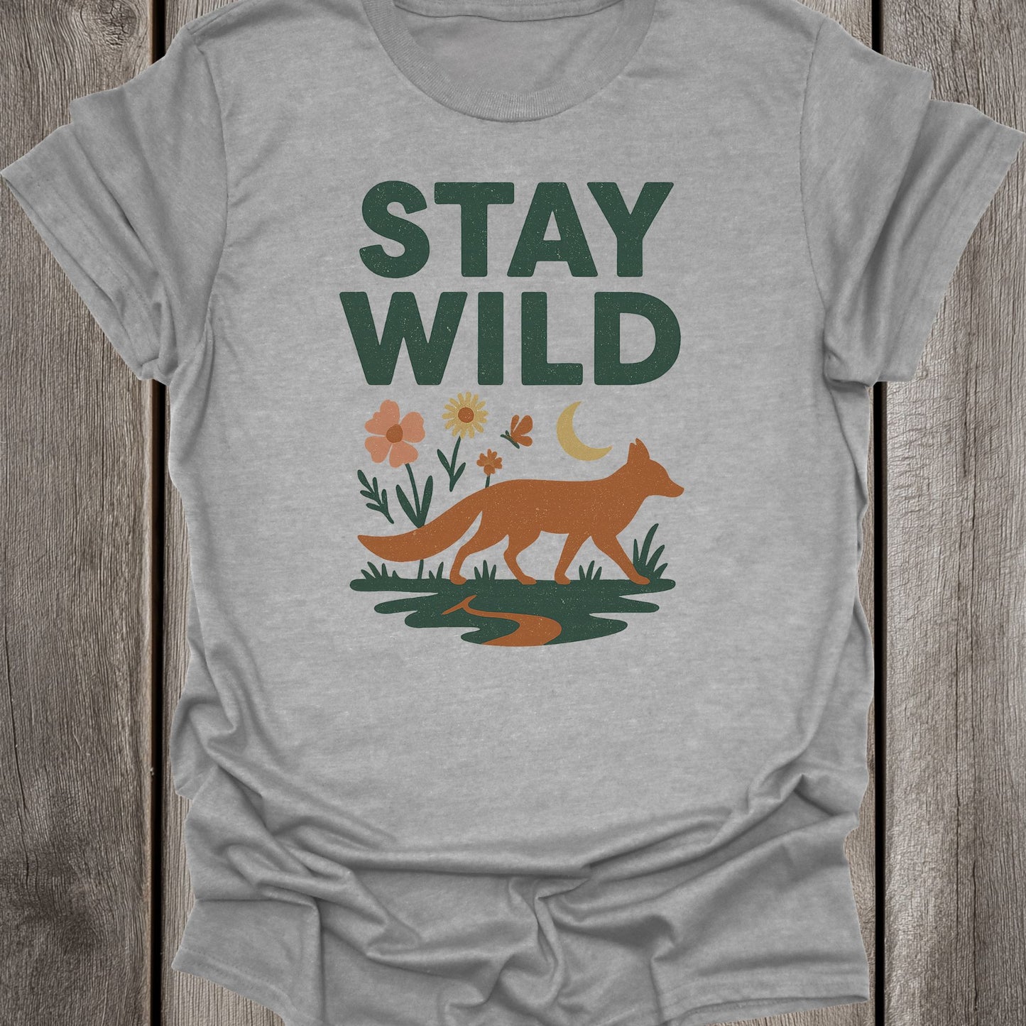 Stay Wild Fox Unisex T-Shirt