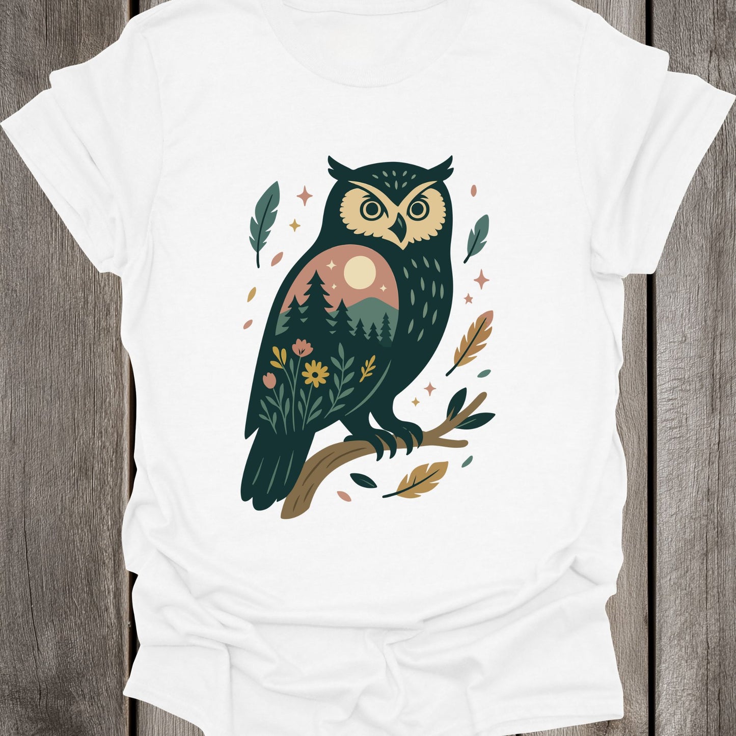 Nature Owl Unisex T-Shirt