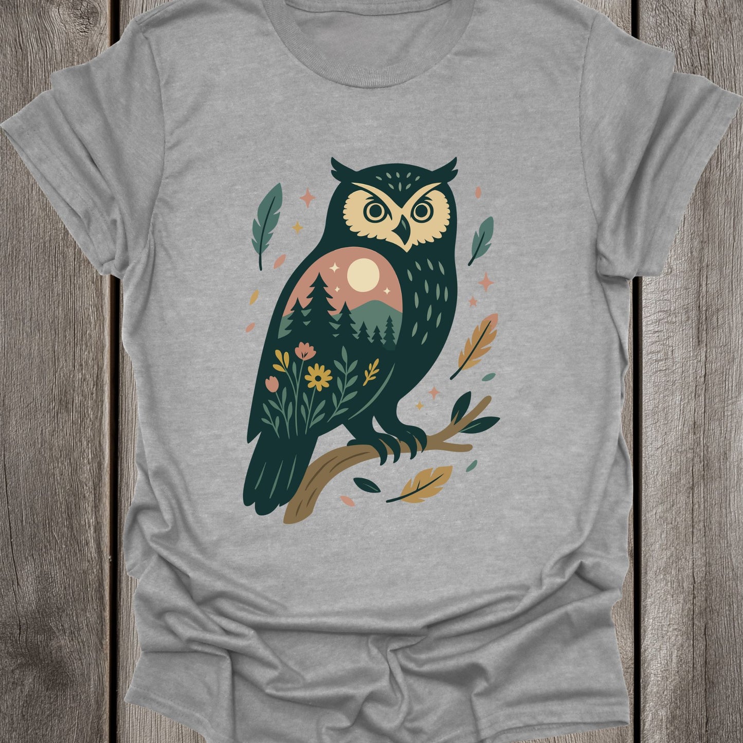 Nature Owl Unisex T-Shirt