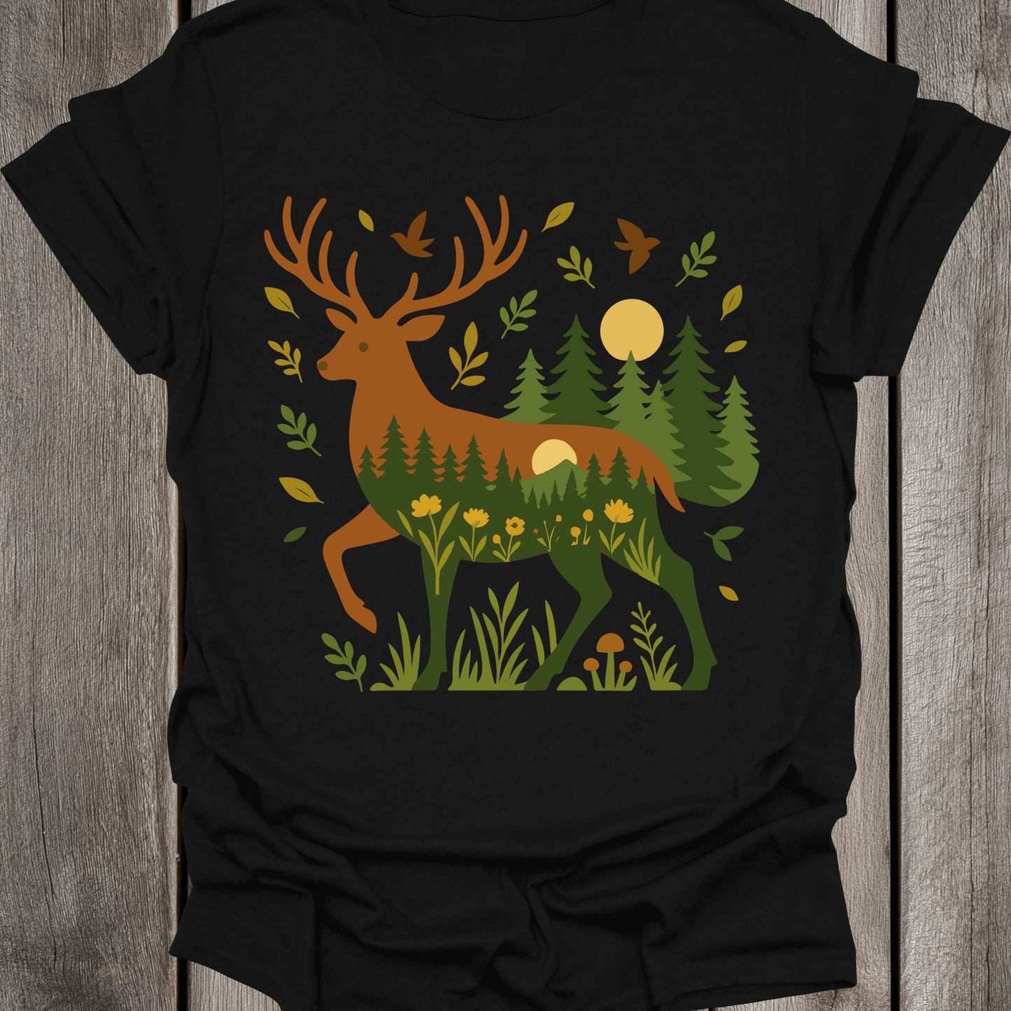 Forest Stag Unisex T-Shirt