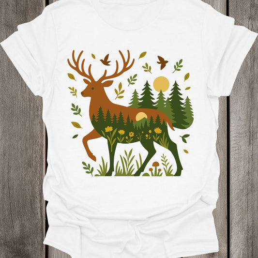 Forest Stag Unisex T-Shirt
