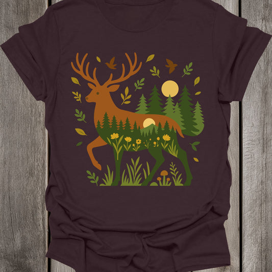Forest Stag Unisex T-Shirt