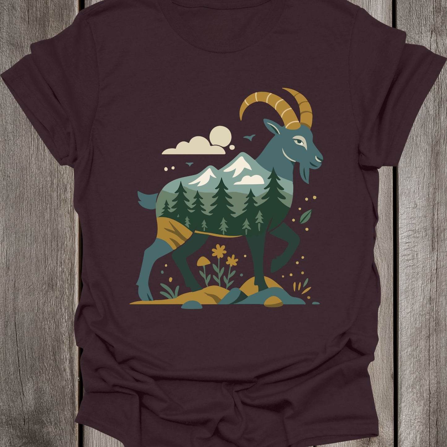 Forest Goat Unisex T-Shirt