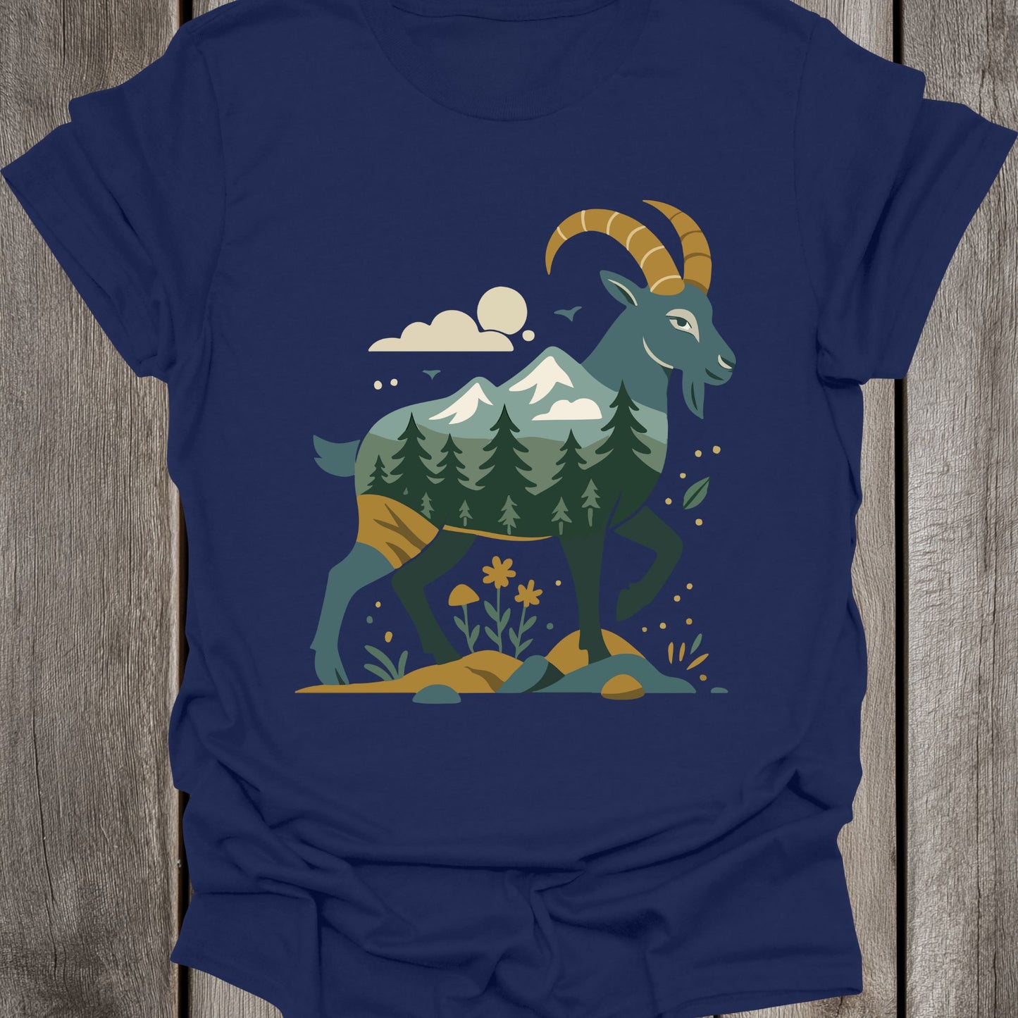Forest Goat Unisex T-Shirt