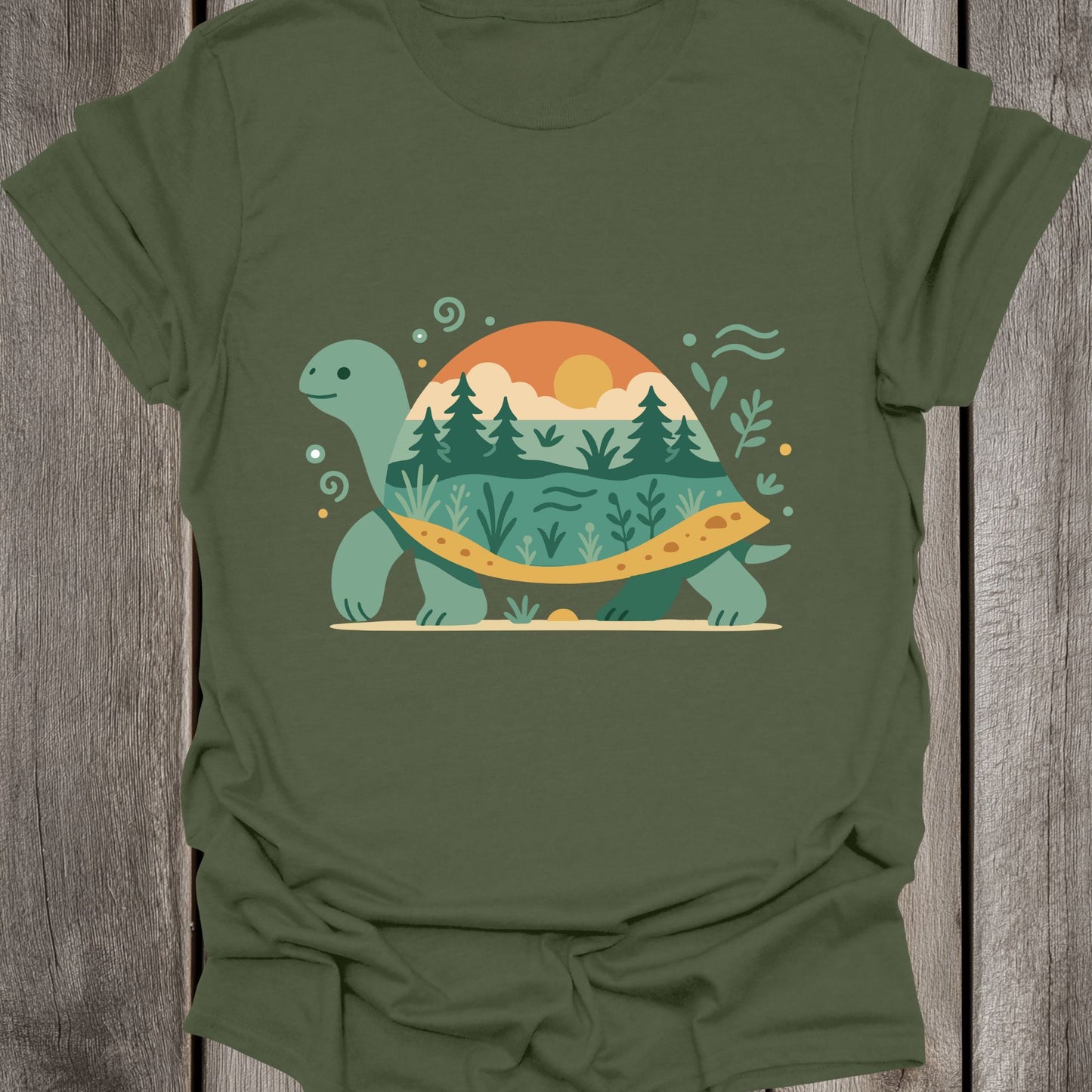 Landscape Turtle Unisex T-Shirt