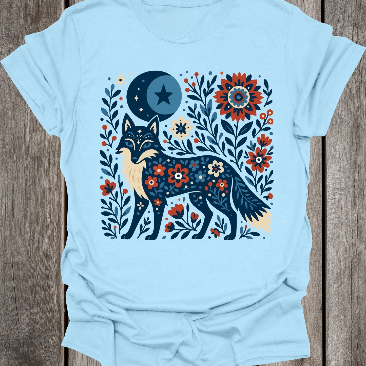 Boho Style Fox Unisex T-Shirt