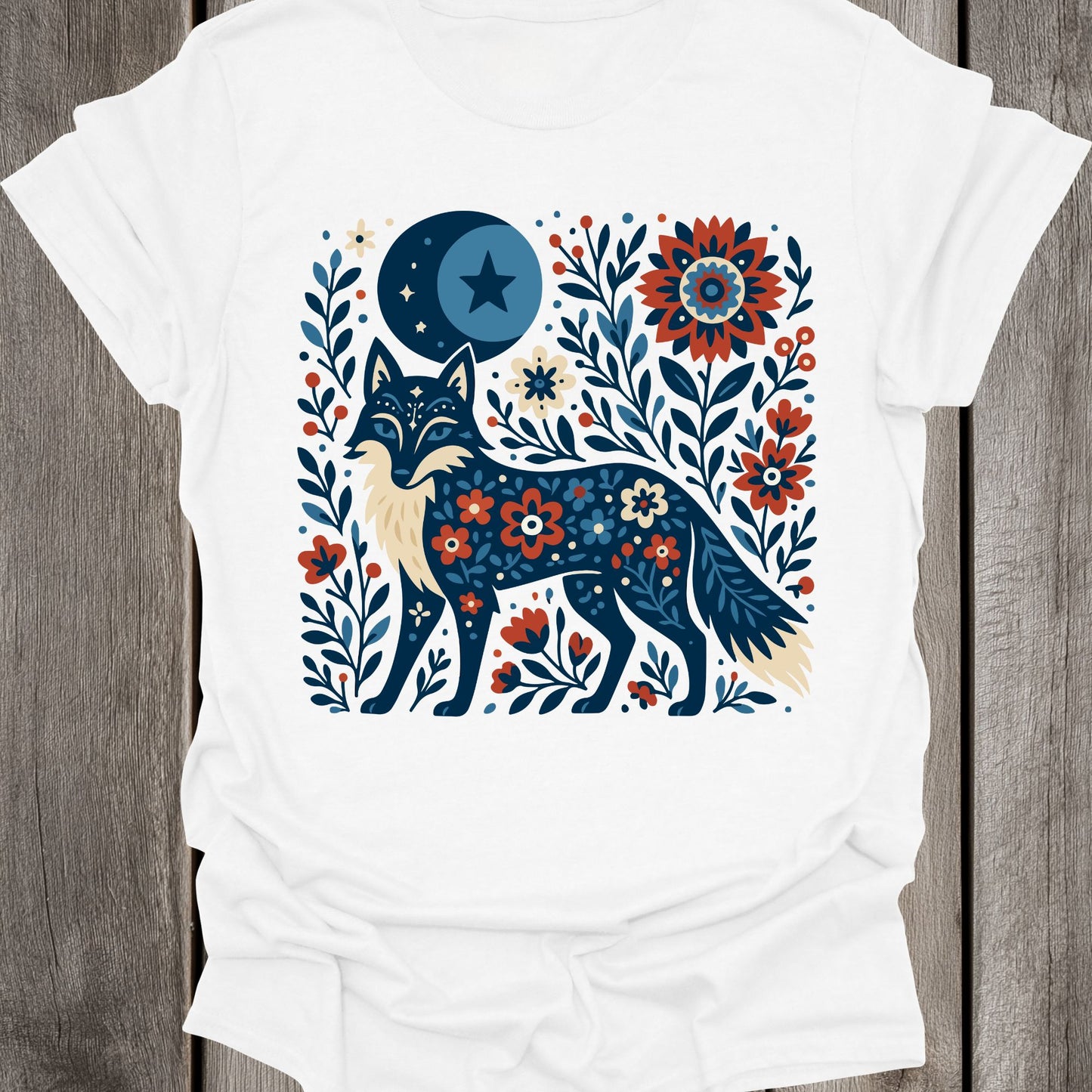 Boho Style Fox Unisex T-Shirt