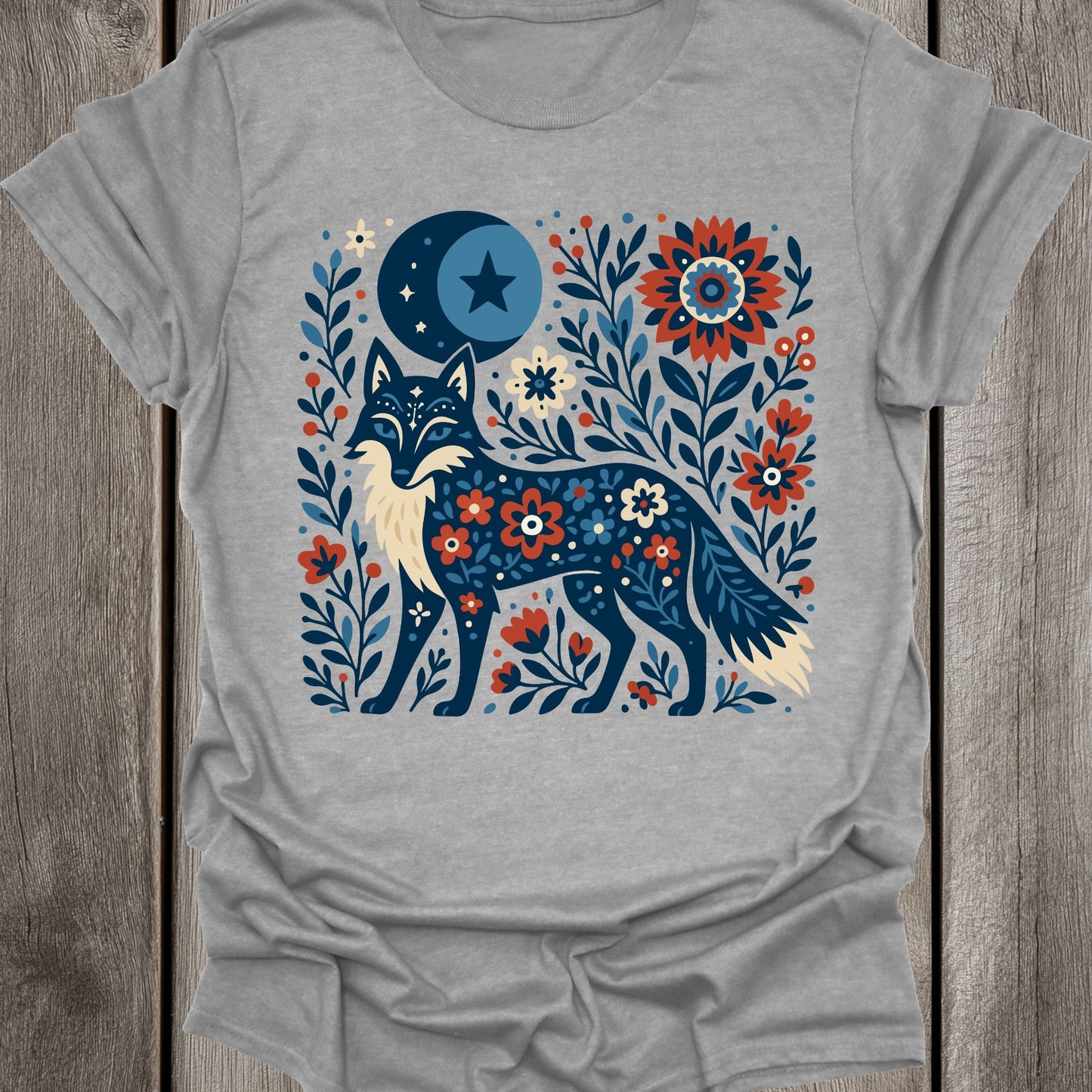 Boho Style Fox Unisex T-Shirt