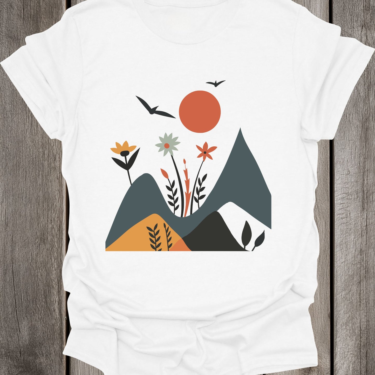 Simple Mountain Unisex T-Shirt