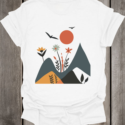 Simple Mountain Unisex T-Shirt