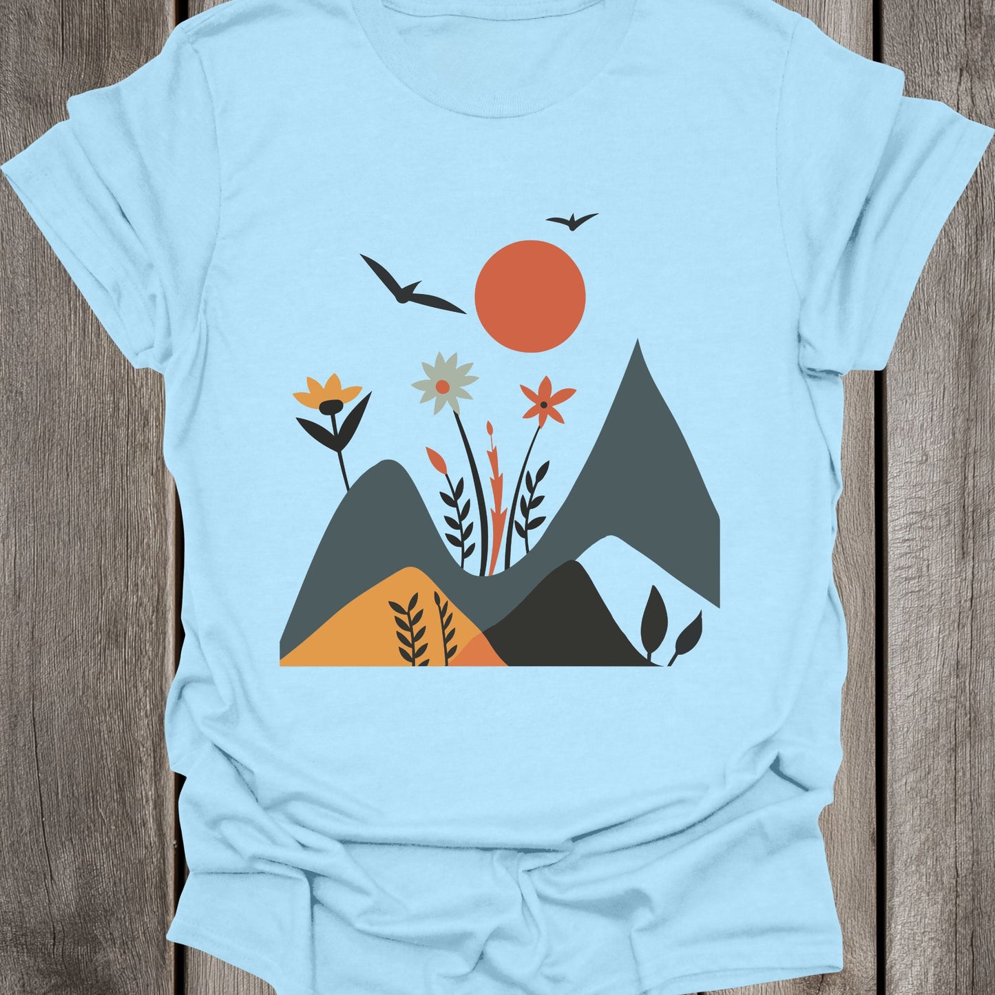 Simple Mountain Unisex T-Shirt