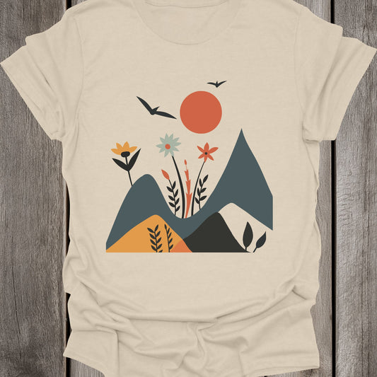Simple Mountain Unisex T-Shirt