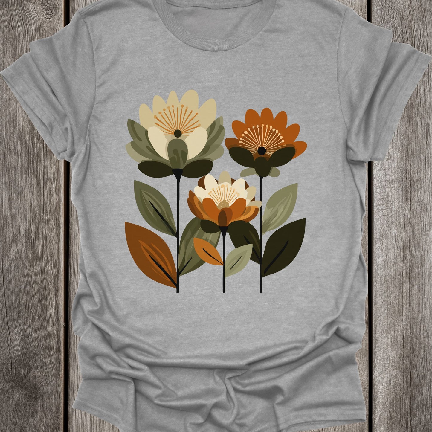 Floral Emblem Unisex T-Shirt